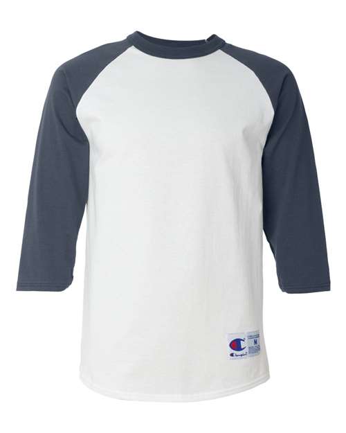 Champion Unisex Raglan Sleeve Baseball T-Shirt T137