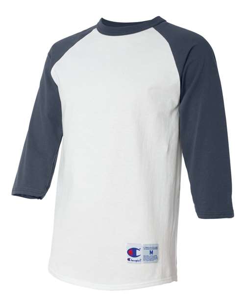 Champion Unisex Raglan Sleeve Baseball T-Shirt T137