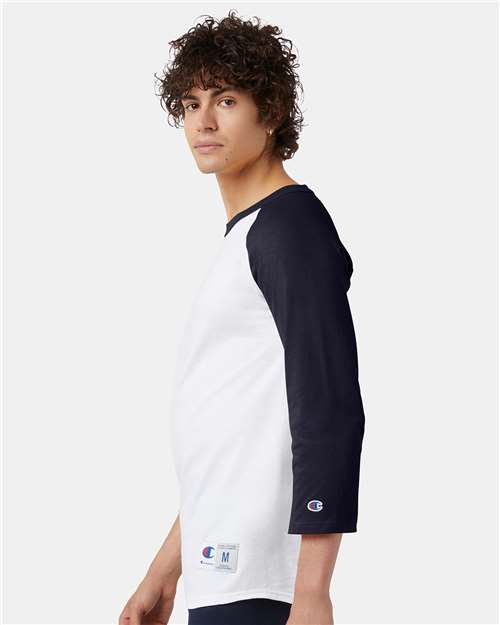 Champion Unisex Raglan Sleeve Baseball T-Shirt T137