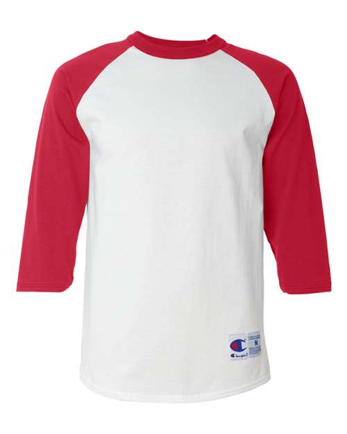 Champion Unisex Raglan Sleeve Baseball T-Shirt T137
