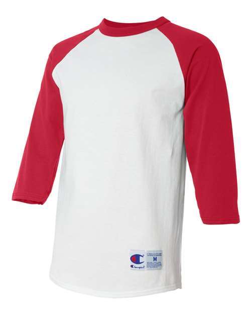 Champion Unisex Raglan Sleeve Baseball T-Shirt T137
