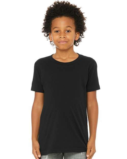 BELLA + CANVAS Youth Jersey Tee 3001Y - Black