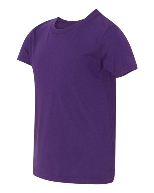 BELLA + CANVAS Youth Jersey Tee 3001Y - Team Purple
