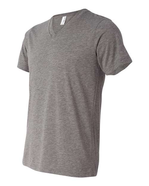 BELLA + CANVAS Unisex Triblend V-Neck Tee 3415 - Grey Triblend