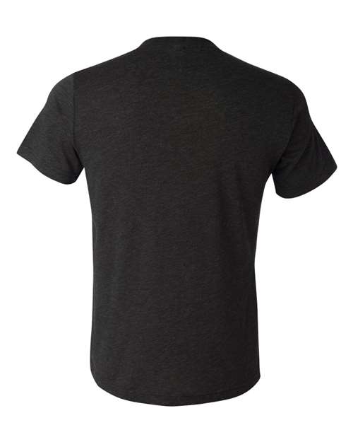 BELLA + CANVAS Unisex Triblend V-Neck Tee 3415 - Charcoal Black Triblend