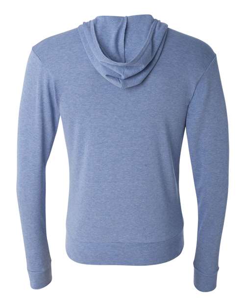 BELLA + CANVAS Unisex Triblend Lightweight Full-Zip Hooded Long Sleeve Tee 3939