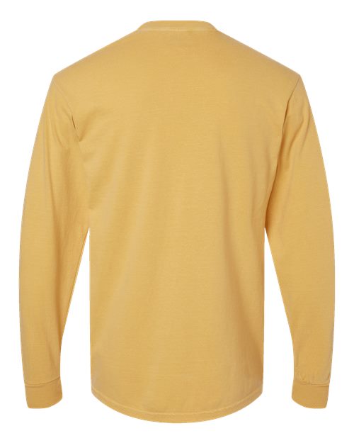 Comfort Colors Unisex Garment-Dyed Heavyweight Long Sleeve T-Shirt 6014 - Mustard