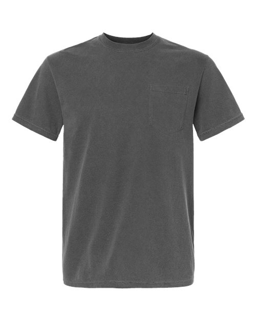 Comfort Colors Unisex Garment-Dyed Heavyweight Pocket T-Shirt 6030 - Pepper