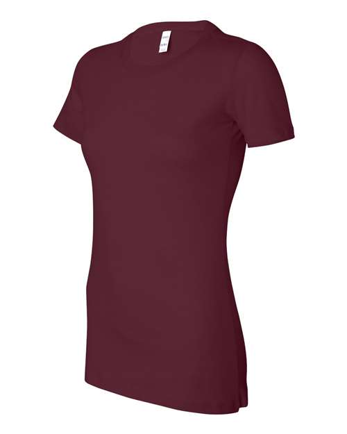 BELLA + CANVAS Women's Slim Fit Tee 6004 - Maroon