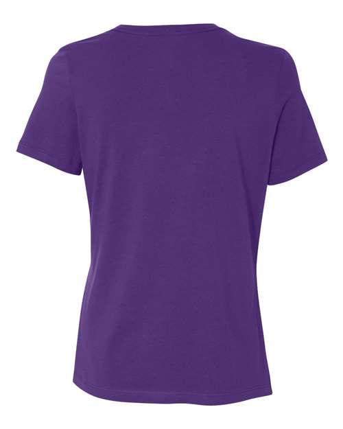 BELLA + CANVAS Women’s Relaxed Jersey Tee 6400 - Team Purple
