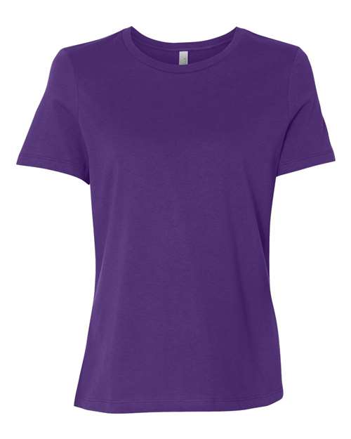 BELLA + CANVAS Women’s Relaxed Jersey Tee 6400 - Team Purple