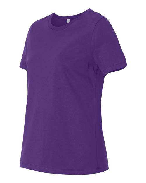 BELLA + CANVAS Women’s Relaxed Jersey Tee 6400 - Team Purple