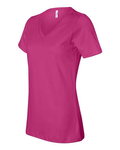 BELLA + CANVAS Women’s Relaxed Jersey V-Neck Tee 6405
