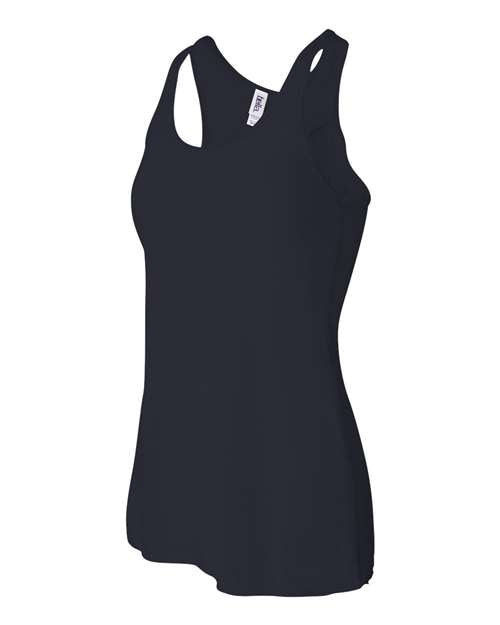 BELLA + CANVAS Women's Flowy Racerback Tank 8800 - Midnight