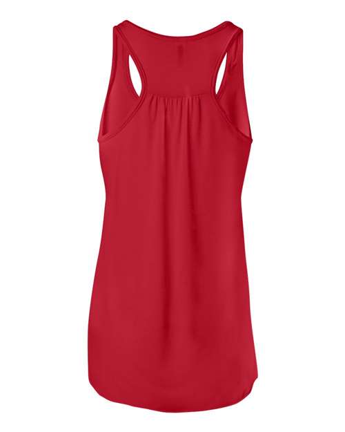 BELLA + CANVAS Women's Flowy Racerback Tank 8800 - Red