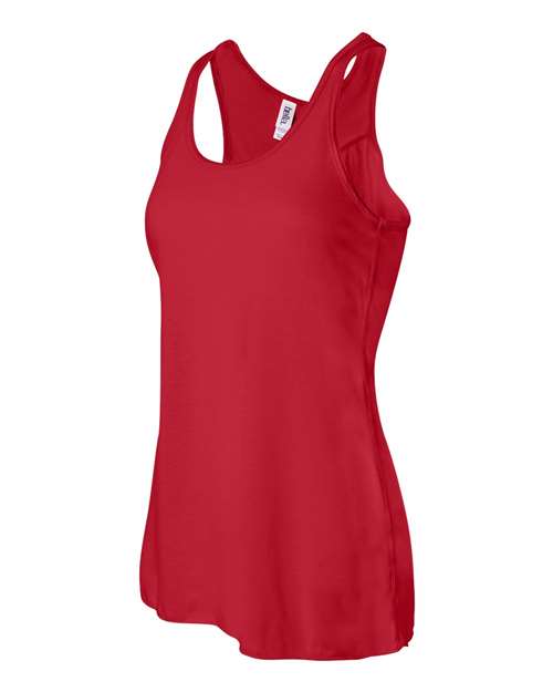 BELLA + CANVAS Women's Flowy Racerback Tank 8800 - Red