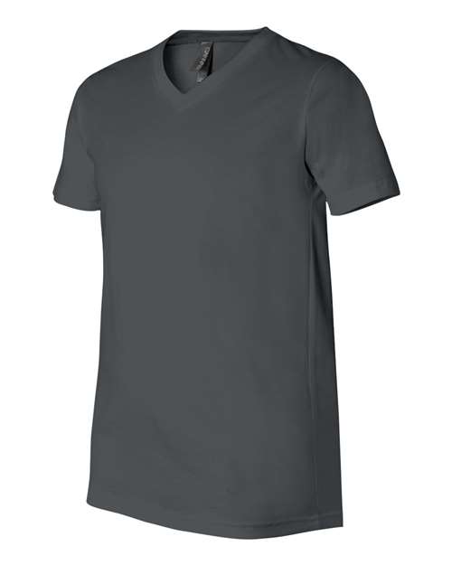 BELLA + CANVAS Unisex Jersey V-Neck Tee 3005 - Asphalt