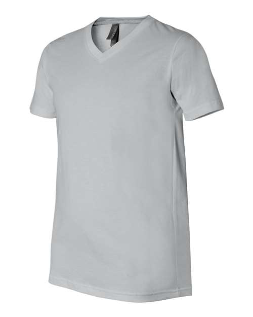 BELLA + CANVAS Unisex Jersey V-Neck Tee 3005 - Silver