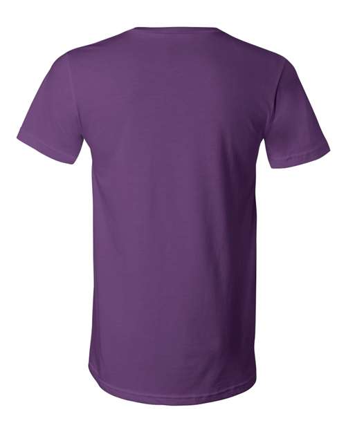 BELLA + CANVAS Unisex Jersey V-Neck Tee 3005 - Team Purple