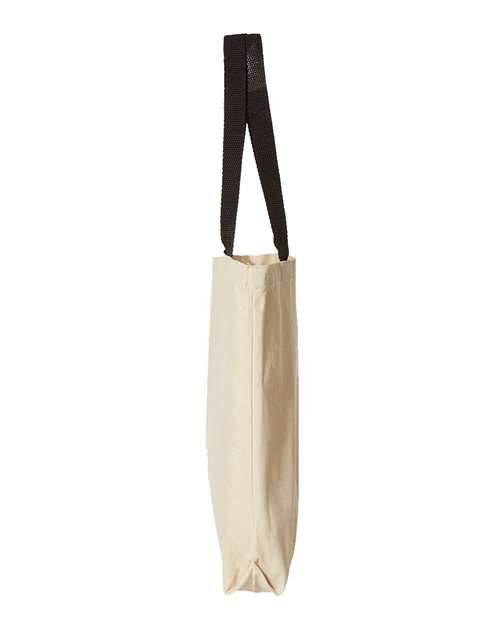 Liberty Bags Natural Tote with Contrast-Color Handles 8868