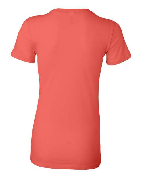 BELLA + CANVAS Women's Slim Fit Tee 6004 - Coral