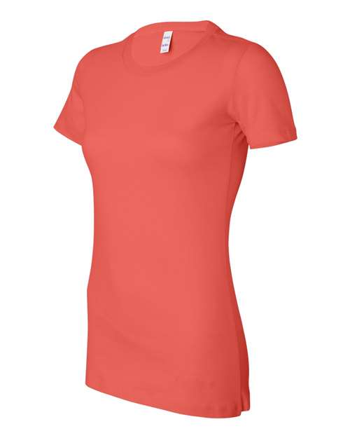 BELLA + CANVAS Women's Slim Fit Tee 6004 - Coral