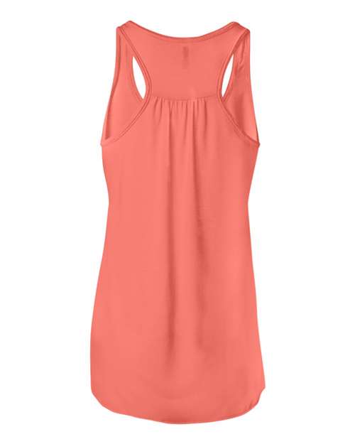 BELLA + CANVAS Women's Flowy Racerback Tank 8800 - Coral