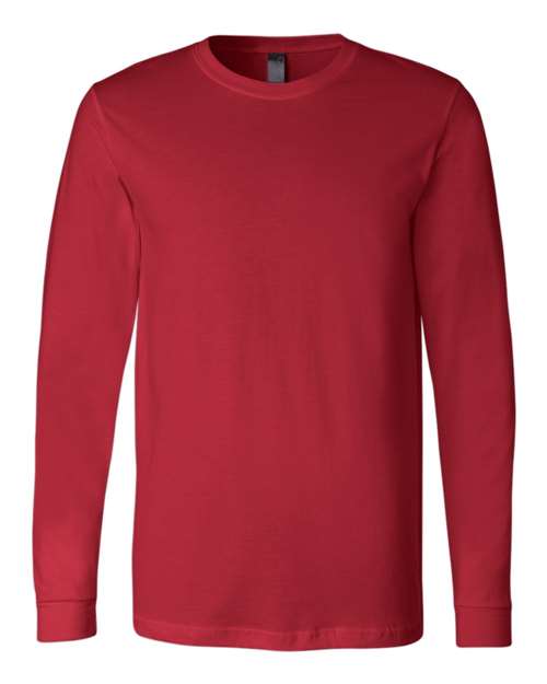 BELLA + CANVAS Unisex Jersey Long Sleeve Tee 3501 - Red