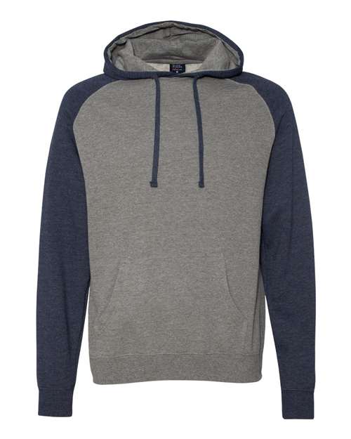 Independent Trading Co. Unisex Raglan Hooded Sweatshirt IND40RP