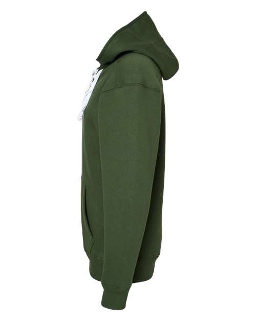 J. America Men's Sport Lace Hooded Sweatshirt 8830 - Forest