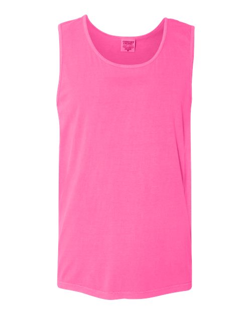 Comfort Colors Unisex Garment-Dyed Heavyweight Tank Top 9360 - Neon Pink