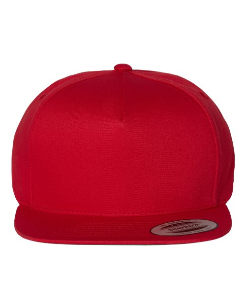 YP Classics Five-Panel Cotton Twill Snapback Cap 6007