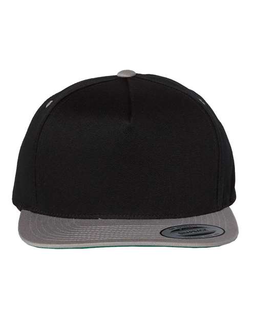 YP Classics Five-Panel Cotton Twill Snapback Cap 6007