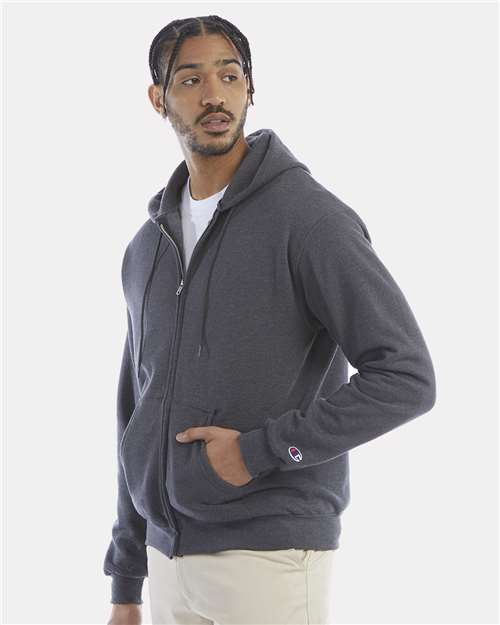 Champion Unisex Powerblend® Full-Zip Hooded Sweatshirt S800
