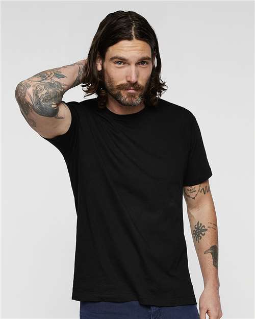 LAT Unisex Fine Jersey Tee 6901 - Black