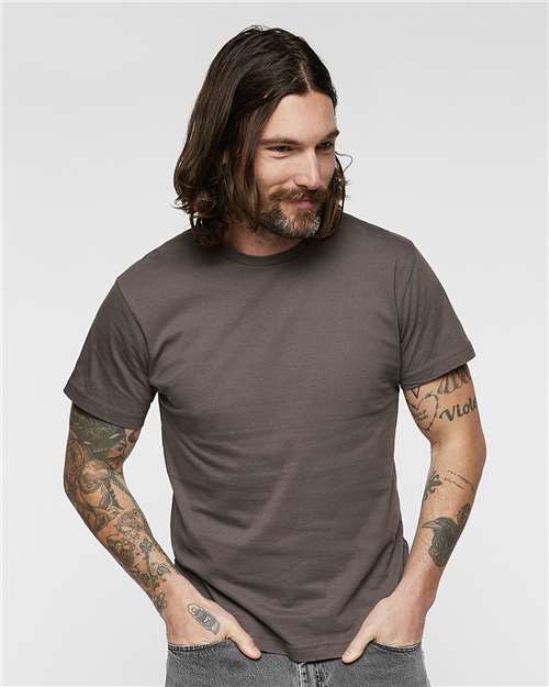 LAT Unisex Fine Jersey Tee 6901 - Charcoal