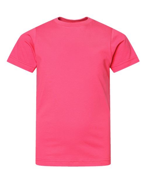 LAT Youth Fine Jersey Tee 6101 - Hot Pink