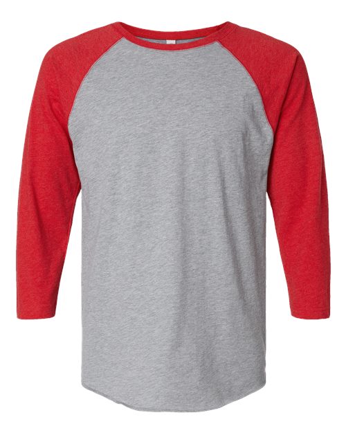 LAT Men's Baseball Fine Jersey Three-Quarter Sleeve Tee 6930