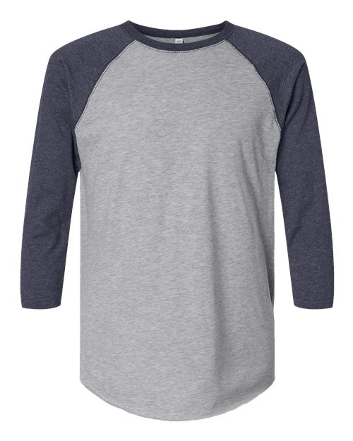 LAT Men's Baseball Fine Jersey Three-Quarter Sleeve Tee 6930