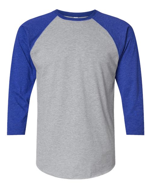 LAT Men's Baseball Fine Jersey Three-Quarter Sleeve Tee 6930