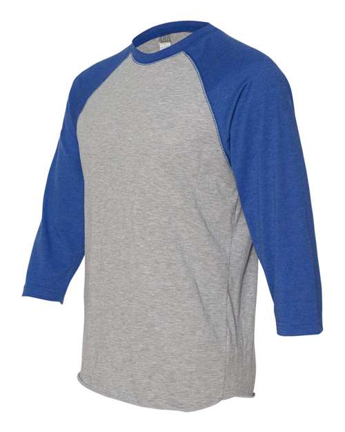 LAT Men's Baseball Fine Jersey Three-Quarter Sleeve Tee 6930