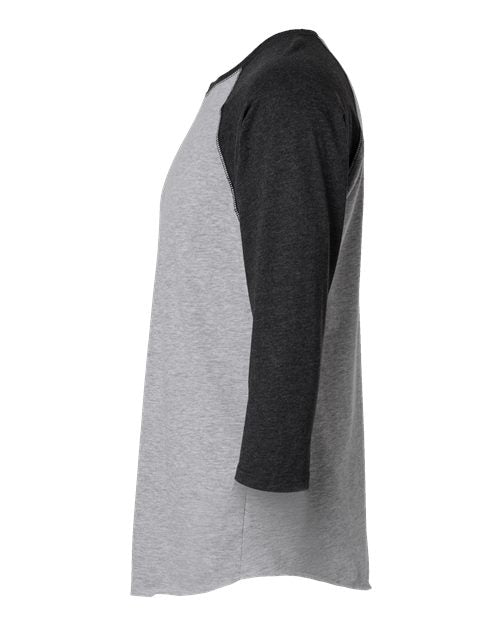 LAT Men's Baseball Fine Jersey Three-Quarter Sleeve Tee 6930