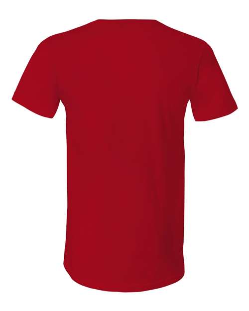 BELLA + CANVAS Unisex Jersey V-Neck Tee 3005 - Red