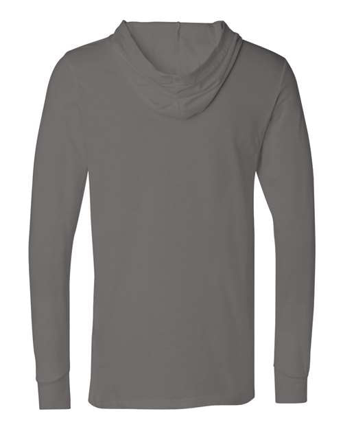 BELLA + CANVAS Unisex Jersey Hooded Long Sleeve Tee 3512
