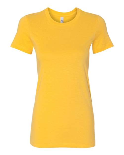 BELLA + CANVAS Women's Slim Fit Tee 6004 - Gold