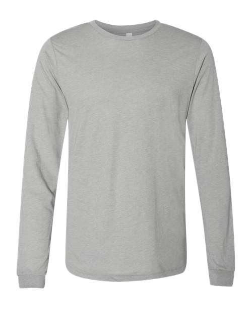 BELLA + CANVAS Unisex Triblend Long Sleeve Tee 3513 - Athletic Grey Triblend
