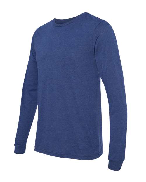 BELLA + CANVAS Unisex Triblend Long Sleeve Tee 3513 - Navy Triblend