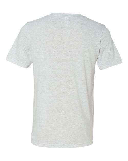 BELLA + CANVAS Unisex Triblend V-Neck Tee 3415 - White Fleck Triblend