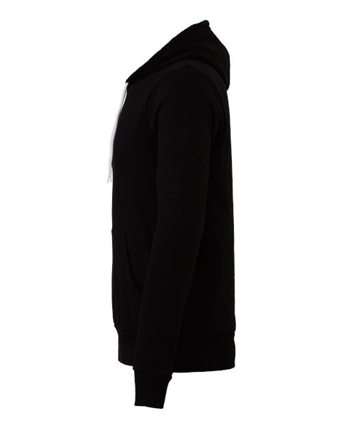 BELLA + CANVAS Unisex Sponge Fleece Hoodie Sweatshirt 3719 - Black