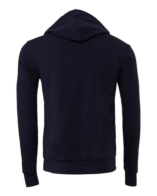 BELLA + CANVAS Unisex Sponge Fleece Hoodie Sweatshirt 3719 - Navy